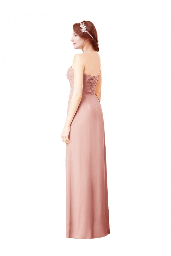 Boutique Trapèze Mousseline Longue Robes demoiselle d'honneur