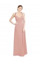 Boutique Trapèze Mousseline Longue Robes demoiselle d'honneur