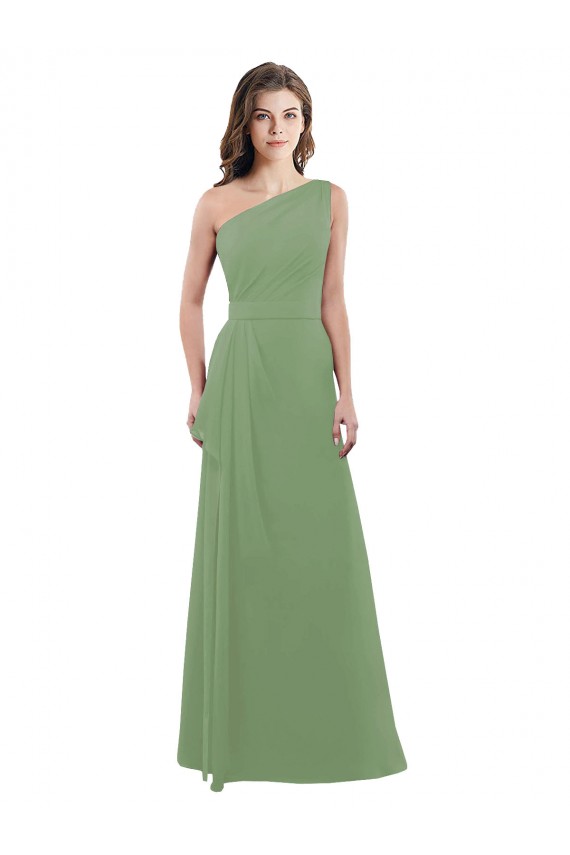Boutique Trapèze Mousseline Longue Robes demoiselle d'honneur