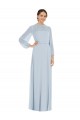 Boutique Trapèze Sans bretelle Mousseline Longue Formelles Robes demoiselle d'honneur / Robes de soirée
