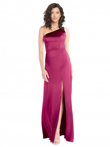 Boutique Trapèze Satiné Stretch Longue Formelles Robes demoiselle d'honneur / Robes de soirée / Robes de bal