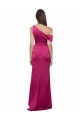 Boutique Trapèze Satiné Stretch Longue Formelles Robes demoiselle d'honneur / Robes de soirée / Robes de bal
