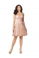 Boutique Trapèze Tulle Dentelle Courte Robes demoiselle d'honneur