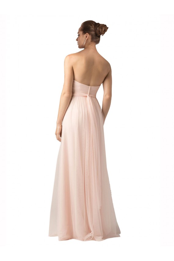 Boutique Trapèze Tulle Longue Robes demoiselle d'honneur