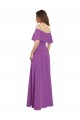 Boutique Trapèze Épaule Dénudée Bretelles spaghetti Mousseline Longue Robes demoiselle d'honneur