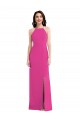 Boutique Trompette Licou Col Haut Crêpe Stretch Longue Formelles Robes demoiselle d'honneur / Robes de soirée / Robes de bal