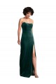 Boutique Vert foncé Fourreau Sans bretelle Velours Stretch Longue Formelles Robes demoiselle d'honneur / Robes de soirée / Robes de bal