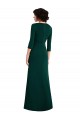 Boutique Vert foncé Trompette Col V Spandex Longue Formelles Robes demoiselle d'honneur / Robes de soirée / Robes de bal