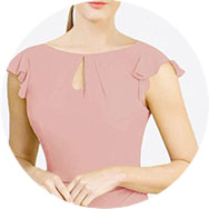 Boutique Col Bateau Robes demoiselle d'honneur